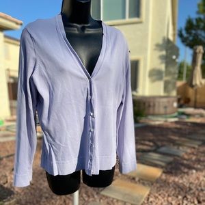 Xtra Large Ann Taylor light Blue Button Up Sweater